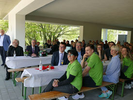 Einweihung der Katholischen Kindertagesstätte St. Vinzenz 2023 (Foto: Karl-Franz Thiede)